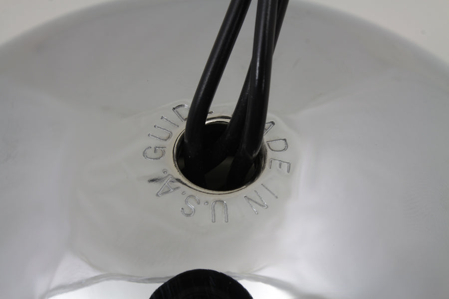 Chrome Replica 7 Round Headlamp 6 Volt