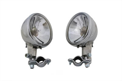Replica Chrome Guide Spotlamp Set 6 Volt