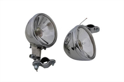 Replica Chrome Guide Spotlamp Set 6 Volt