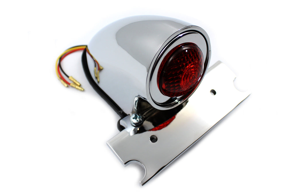 Chrome Sparto Style LED Tail Lamp Red