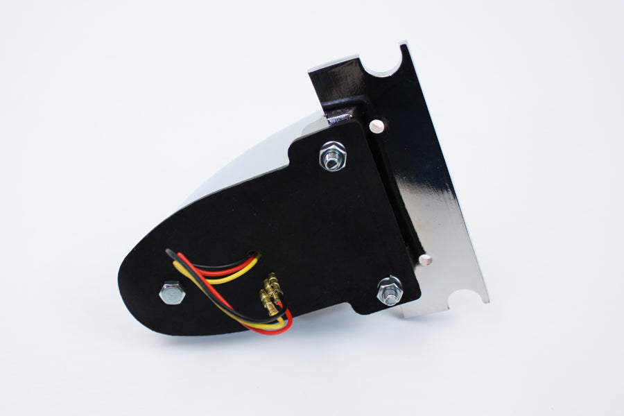 Chrome Sparto Style LED Tail Lamp Red