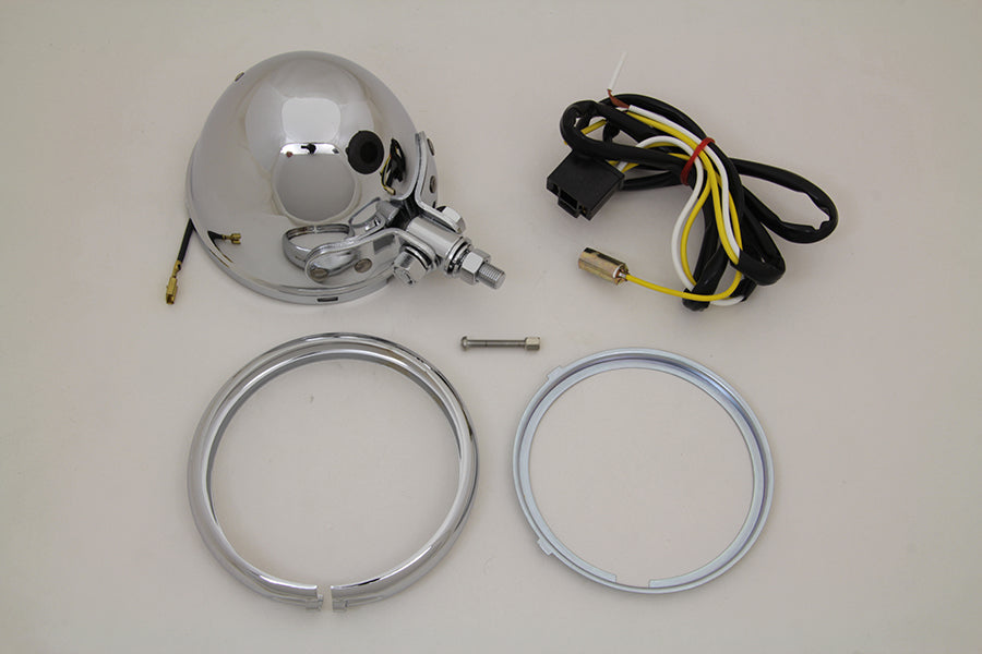 4-1/2 Custom Round Headlamp Shell