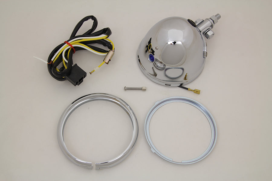 4-1/2 Custom Round Headlamp Shell