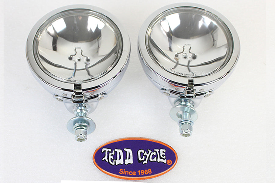 Chrome Spotlamp Assembly Set