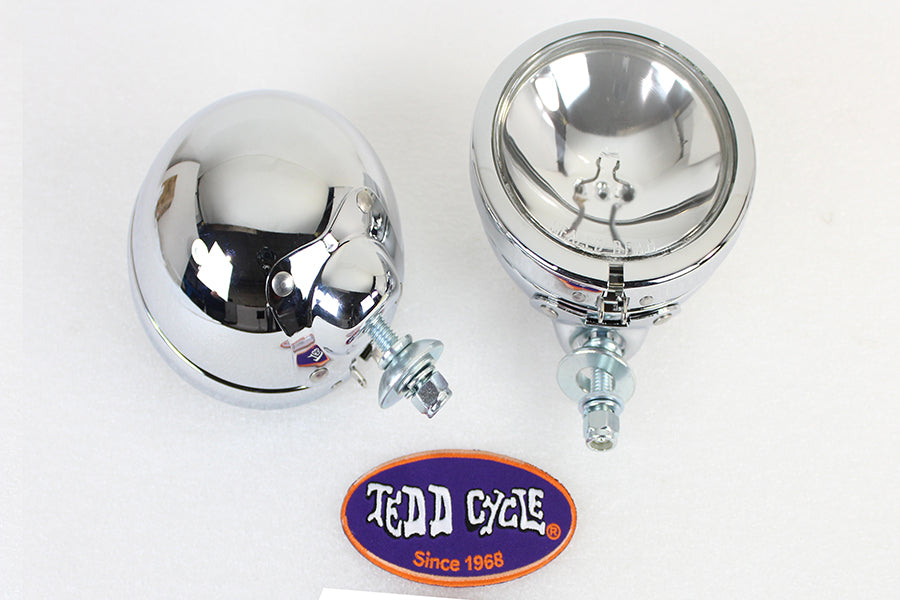 Chrome Spotlamp Assembly Set