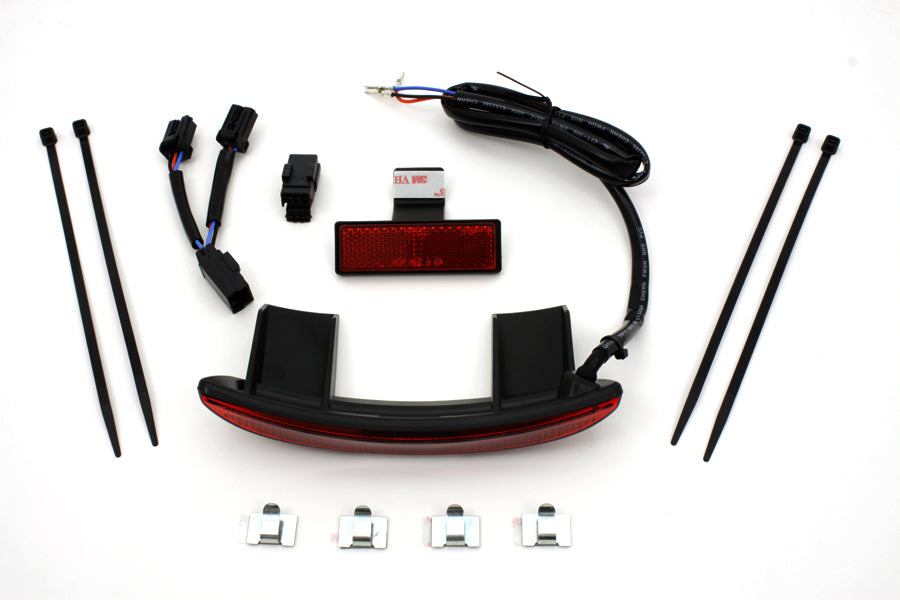 Chopped Fender Rear Edge Lamp with Red Lens