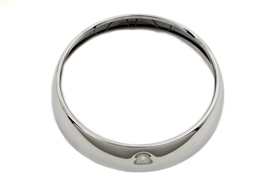 Chrome Contoured 7 Headlamp Rim