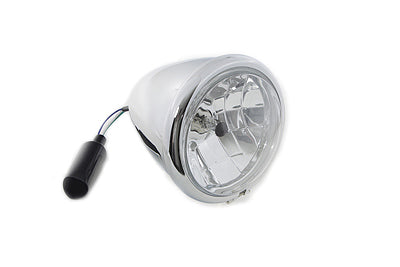 5-3/4 Stretch Headlamp Chrome Plated