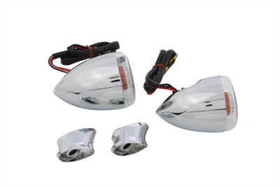 Rear Turn Signal Kit Clear Lens Red LED