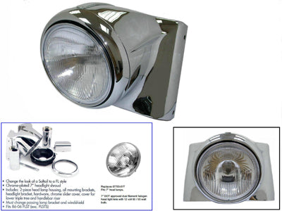 Chrome 7 Headlamp Cowl Kit