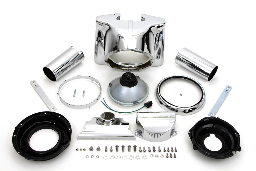 Chrome 7 Headlamp Cowl Kit