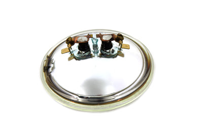 Clear 4-1/2 6 Volt Sealed Beam Spotlamp Bulb Set