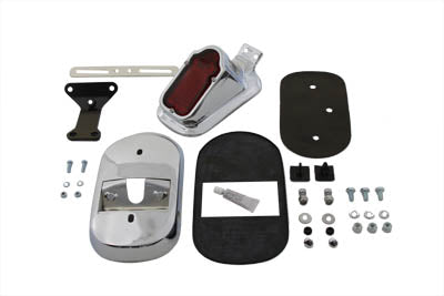 Chrome Tombstone Tail Lamp Kit