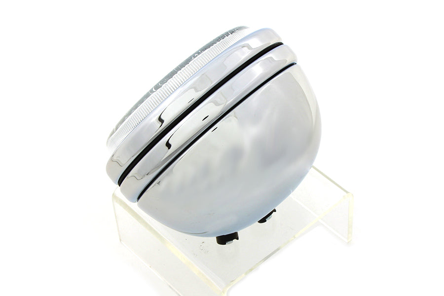 5-3/4 Round Stock Type Chrome Headlamp