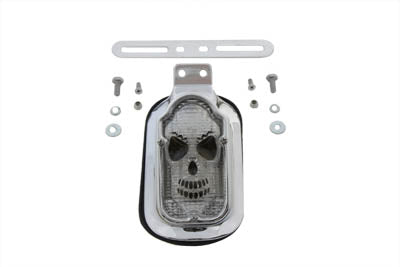 Skull Face Tombstone Tail Lamp Clear Lens