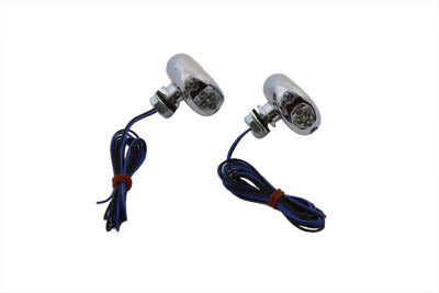 LED Blue Marker Lamp Set Center Mount