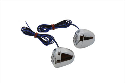 LED Blue Marker Lamp Set Center Mount