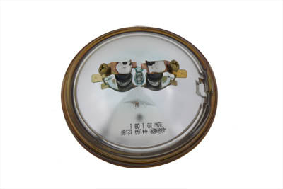 Amber Sealed Beam Spotlamp Set