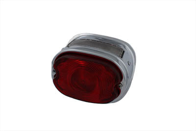 Stock Type Chrome Oval Tail Lamp