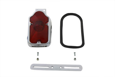 Chrome Tombstone Tail Lamp Assembly