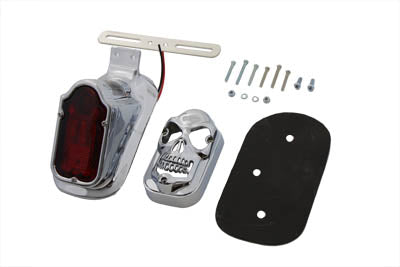 Chrome Skull Grill Tombstone Tail Lamp