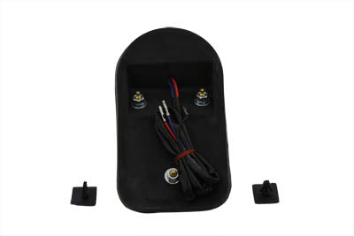 Chrome Tombstone Tail Lamp Assembly Bulb Type