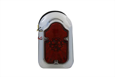 Chrome Tombstone LED Tail Lamp Assembly