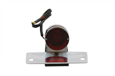 Chrome P-K Sport Tail Lamp with Red Lens