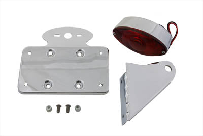 Chrome Horizontal Cateye Tail Lamp Kit