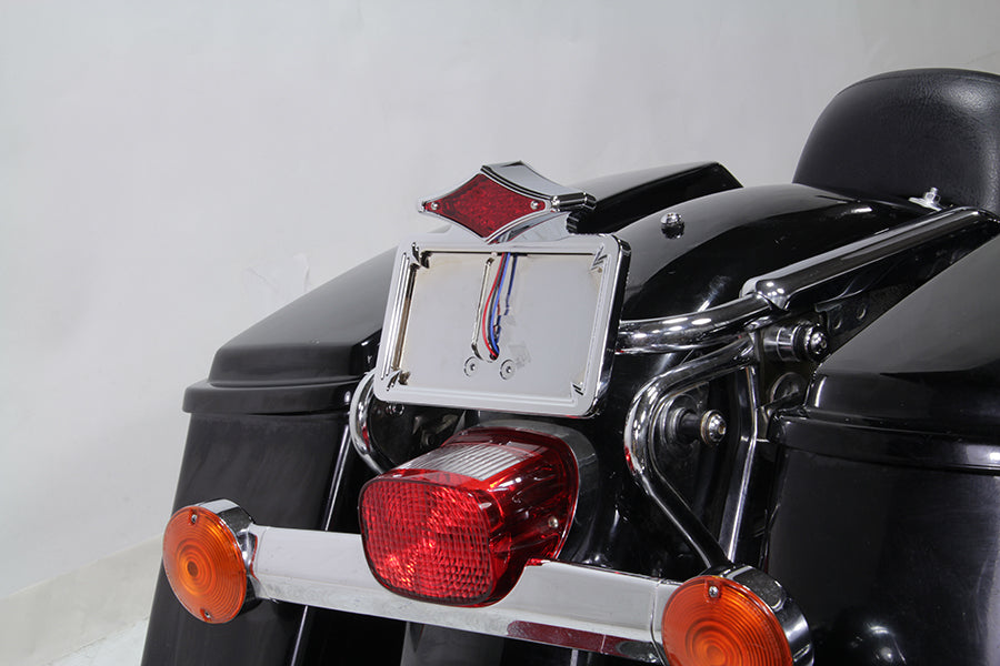 Chrome Diamond LED Fender Mount Tail Lamp Assembly