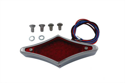 Chrome Diamond LED Flat Back Tail Lamp