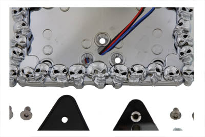 Chrome Fender LED Skull Style Tail Lamp