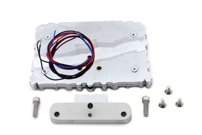 Chrome Tail Lamp and License Plate Holder Skull Style