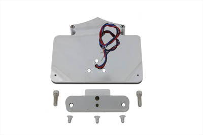 Chrome Tail Lamp and License Plate Holder