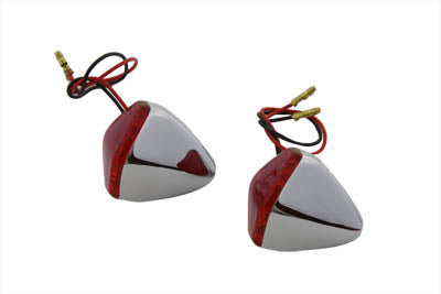 LED Diamond Red Lens Marker Lamp Set