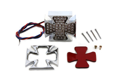 Chrome Billet Maltese Style Tail Lamp