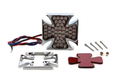 Chrome Billet Maltese Style Tail Lamp