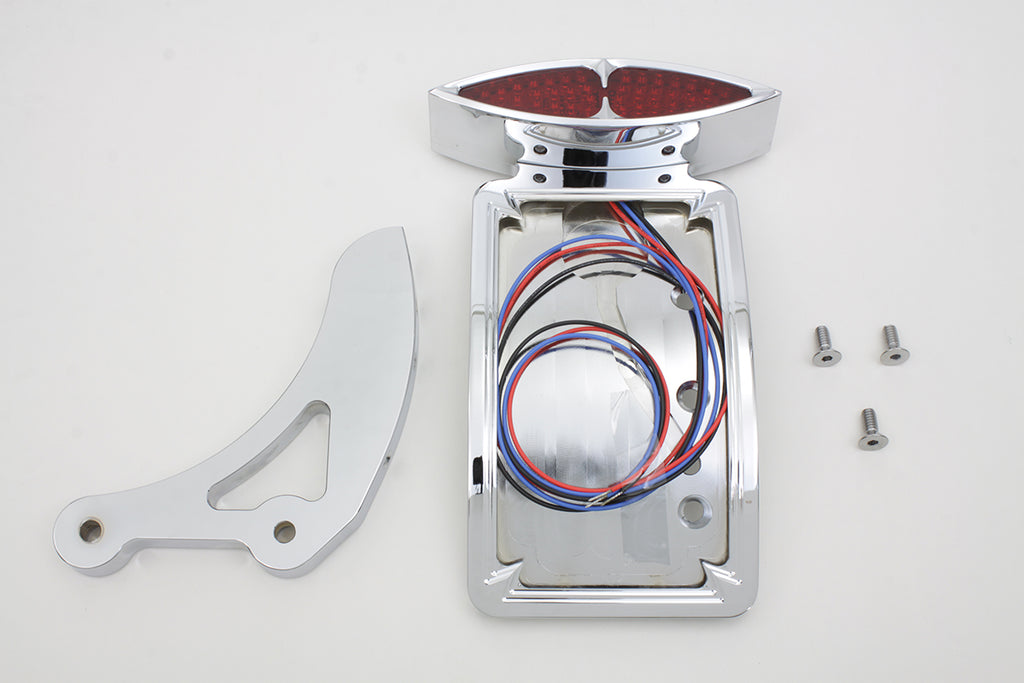 Chrome Curved Katz Eyez Style Tail Lamp Kit