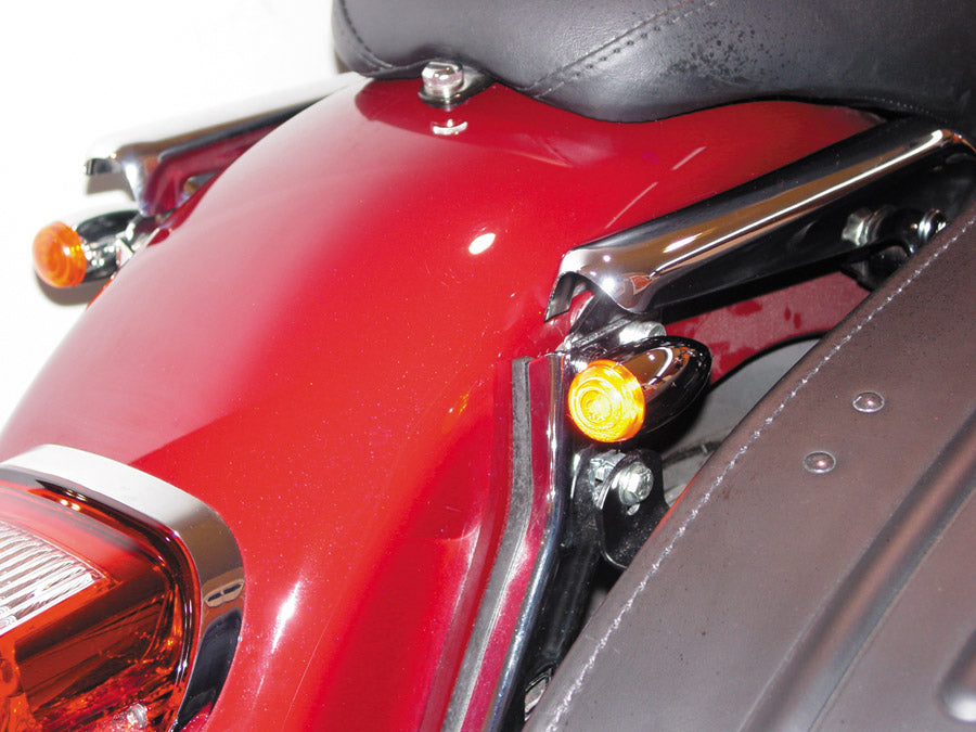 Mini LED Bullet Amber Lens Marker Lamp Set