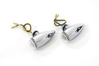 Mini LED Bullet Clear Lens Marker Lamp Set