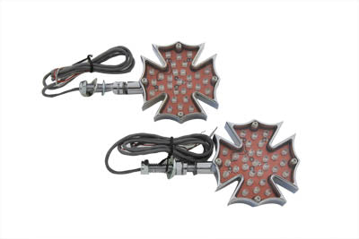 Fireman Cross Turn Signal Set Short Stud Type