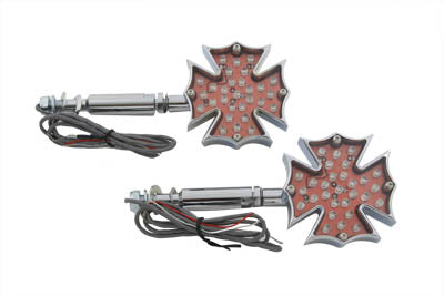 Fireman Cross Turn Signal Set Long Stud