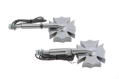 Fireman Cross Turn Signal Set Long Stud