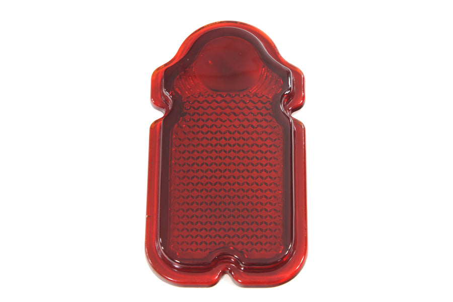 Red Glass Tombstone Tail Lamp Lens