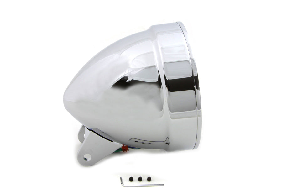 5-3/4 Spring Fork Style Billet Headlamp