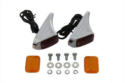 Deco Marker Lamp Set Bulb Type With Red and Amber Lenses