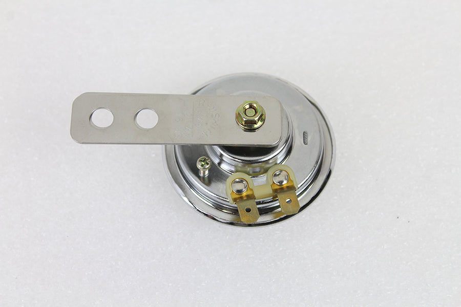 Slotted Style 12 Volt Mini Horn Chrome