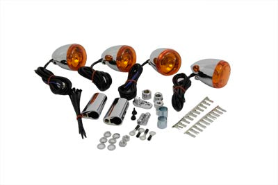 Chrome Bullet Style Turn Signal Kit