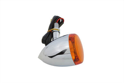 Chrome Front Torpedo Style Turn Signal