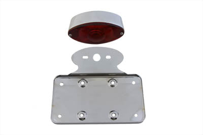 Tail Lamp and License Plate Set Cateye Style
